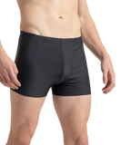 Men's Endurance10 Tide Print Sports Gala Logo Aquashort - Oxid Grey & Black