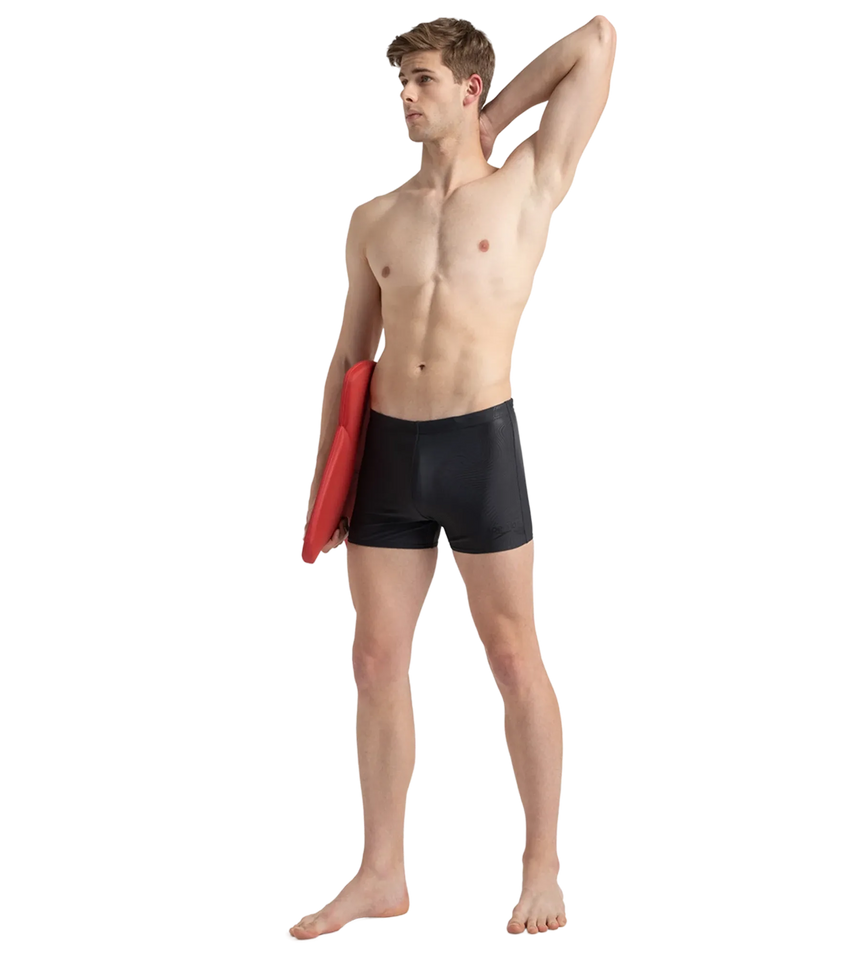 Men's Endurance10 Tide Print Sports Gala Logo Aquashort - Oxid Grey & Black
