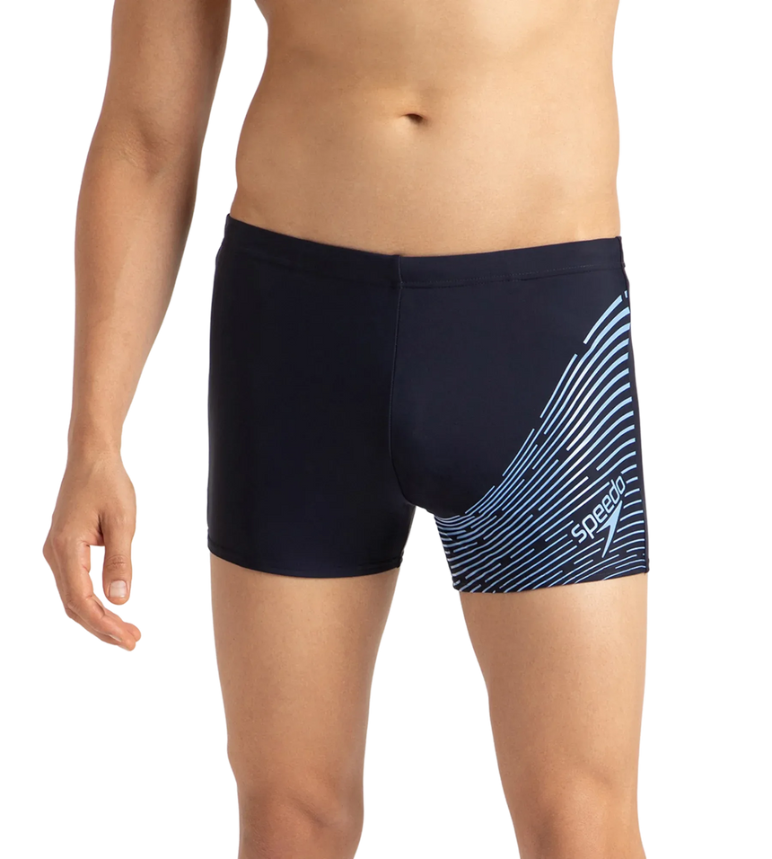 Men's Endurance 10 Medley Logo Aquashort - True Navy & Curious Blue