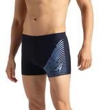 Men's Endurance 10 Medley Logo Aquashort - True Navy & Curious Blue