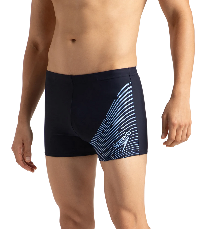 Men's Endurance 10 Medley Logo Aquashort - True Navy & Curious Blue