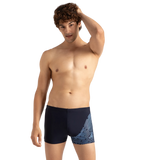 Men's Endurance 10 Medley Logo Aquashort - True Navy & Curious Blue