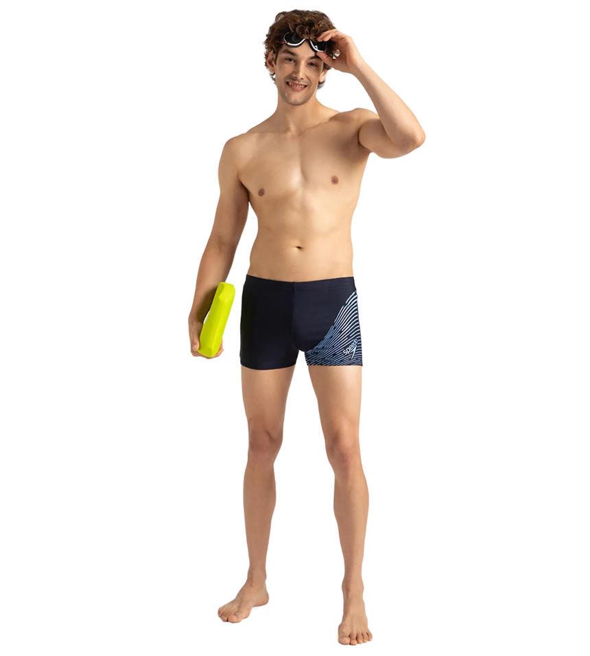 Men's Endurance 10 Medley Logo Aquashort - True Navy & Curious Blue