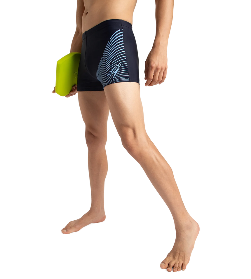 Men's Endurance 10 Medley Logo Aquashort - True Navy & Curious Blue