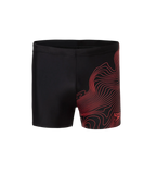 Men's Endurance10 Tide Print Sports Gala Logo Aquashort - Black & High Risk Red