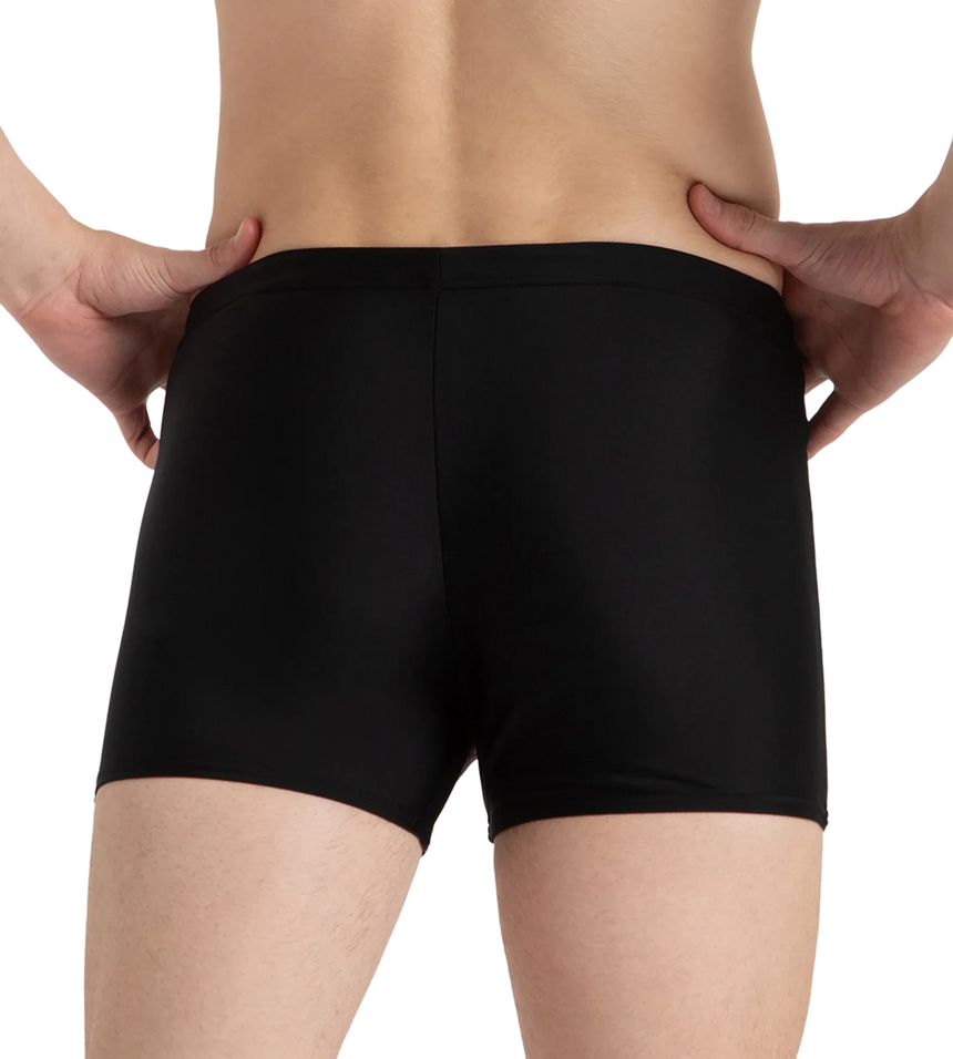Men's Endurance10 Tide Print Sports Gala Logo Aquashort - Black & High Risk Red