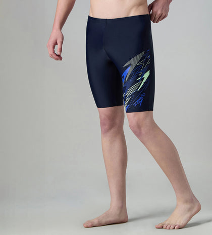 Men's Endurance10 Medley Print Gala Logo Jammer - True Navy & Deep Saffire