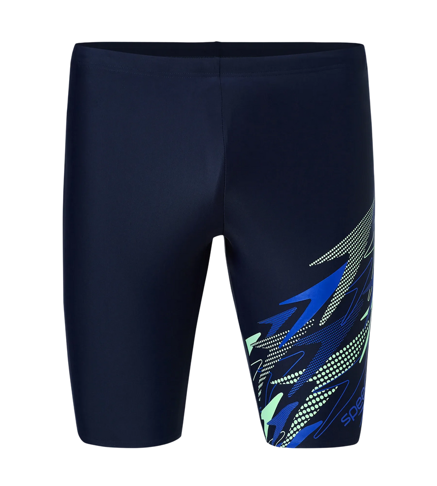 Men's Endurance10 Medley Print Gala Logo Jammer - True Navy & Deep Saffire