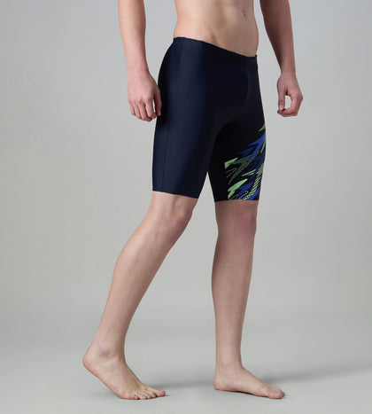 Men's Endurance10 Medley Print Gala Logo Jammer - True Navy & Deep Saffire