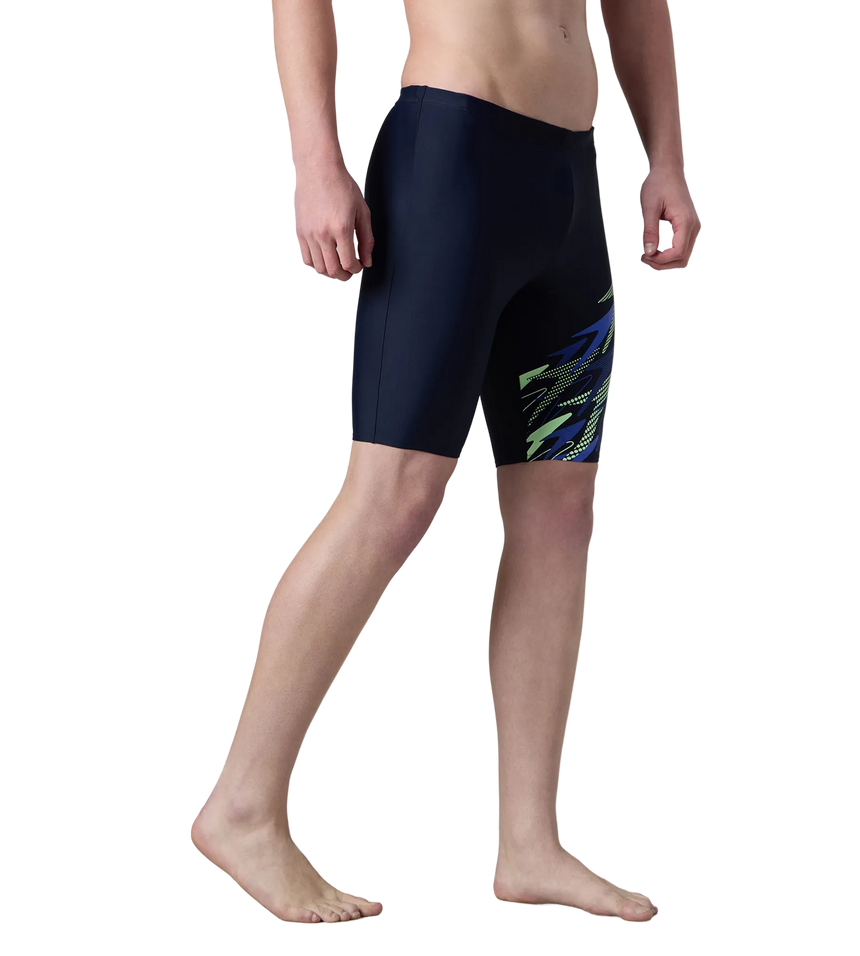 Men's Endurance10 Medley Print Gala Logo Jammer - True Navy & Deep Saffire