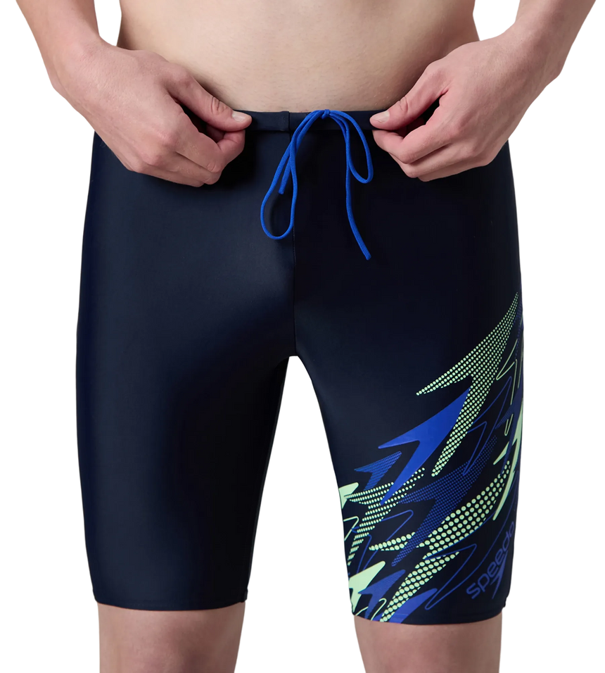 Men's Endurance10 Medley Print Gala Logo Jammer - True Navy & Deep Saffire