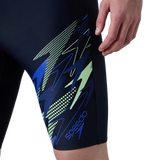 Men's Endurance10 Medley Print Gala Logo Jammer - True Navy & Deep Saffire