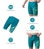 Men's Endurance10 Medley Print Gala Logo Jammer - Nordic Teal & Alfalfa Green