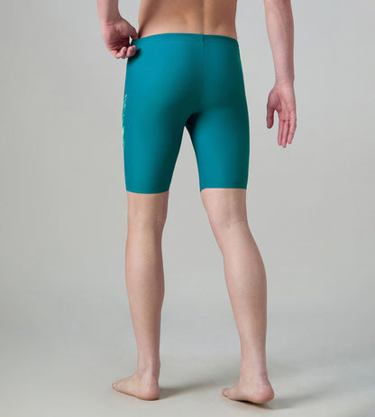 Men's Endurance10 Medley Print Gala Logo Jammer - Nordic Teal & Alfalfa Green