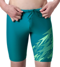 Men's Endurance10 Medley Print Gala Logo Jammer - Nordic Teal & Alfalfa Green