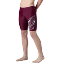 Men's Enduraflex Medley Gala Logo Print Jammer - Chockaberry & Evening Grey