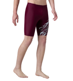 Men's Enduraflex Medley Gala Logo Print Jammer - Chockaberry & Evening Grey