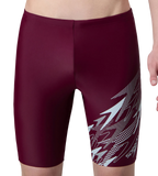 Men's Enduraflex Medley Gala Logo Print Jammer - Chockaberry & Evening Grey