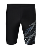 Men's Endurance10 Medley Print Gala Logo Jammer - Black & Grey Lead