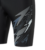Men's Endurance10 Medley Print Gala Logo Jammer - Black & Grey Lead