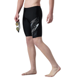 Men's Endurance10 Medley Print Gala Logo Jammer - Black & Grey Lead