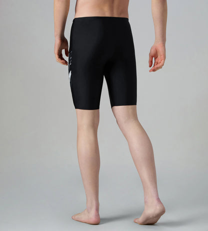 Men's Endurance10 Medley Print Gala Logo Jammer - Black & Grey Lead