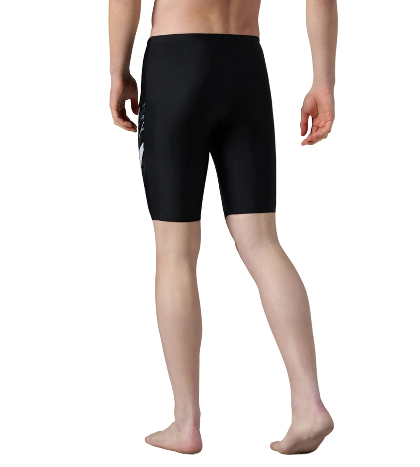 Men's Endurance10 Medley Print Gala Logo Jammer - Black & Grey Lead