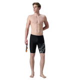 Men's Endurance10 Medley Print Gala Logo Jammer - Black & Grey Lead