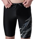 Men's Endurance10 Medley Print Gala Logo Jammer - Black & Grey Lead