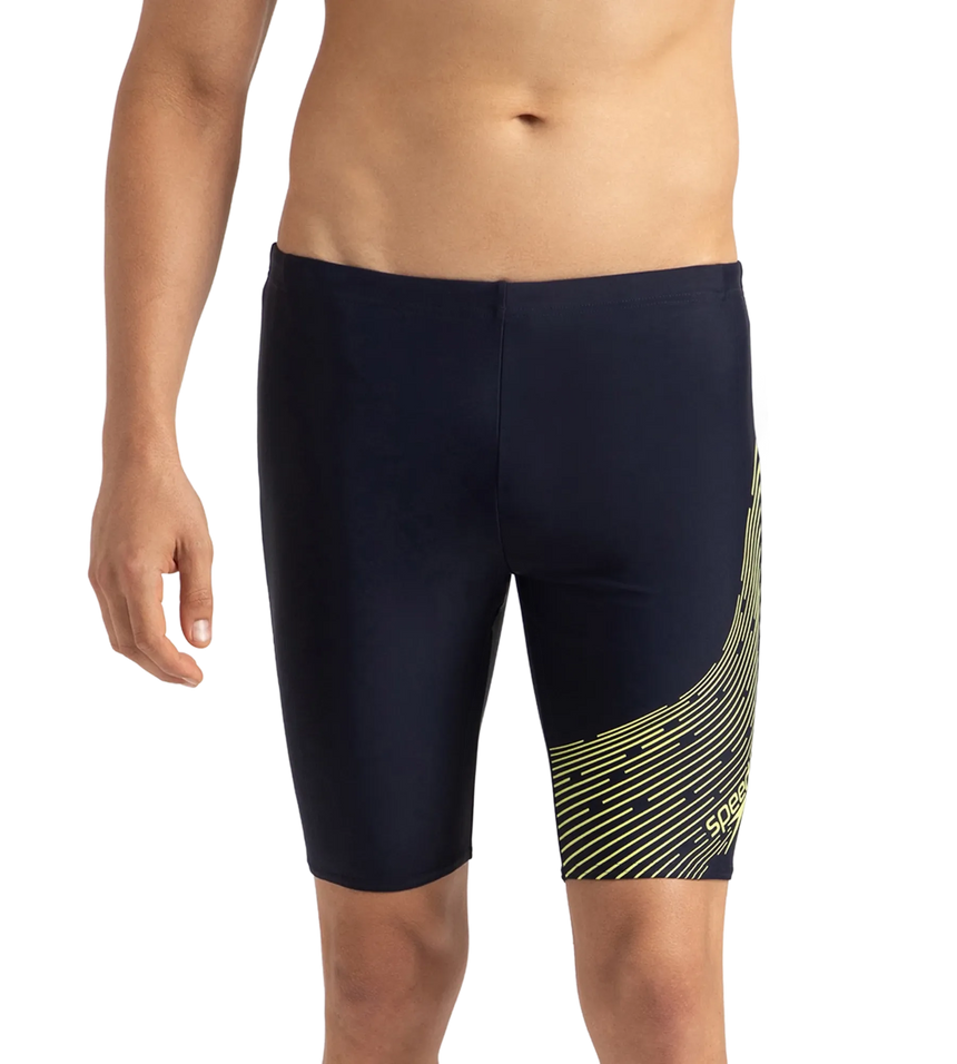 Men's Endurance 10 Medley Logo Jammer - True Navy & Lemondrizzle