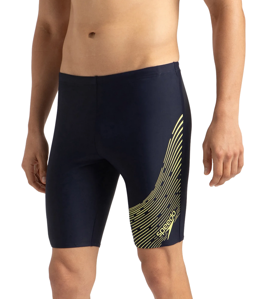 Men's Endurance 10 Medley Logo Jammer - True Navy & Lemondrizzle
