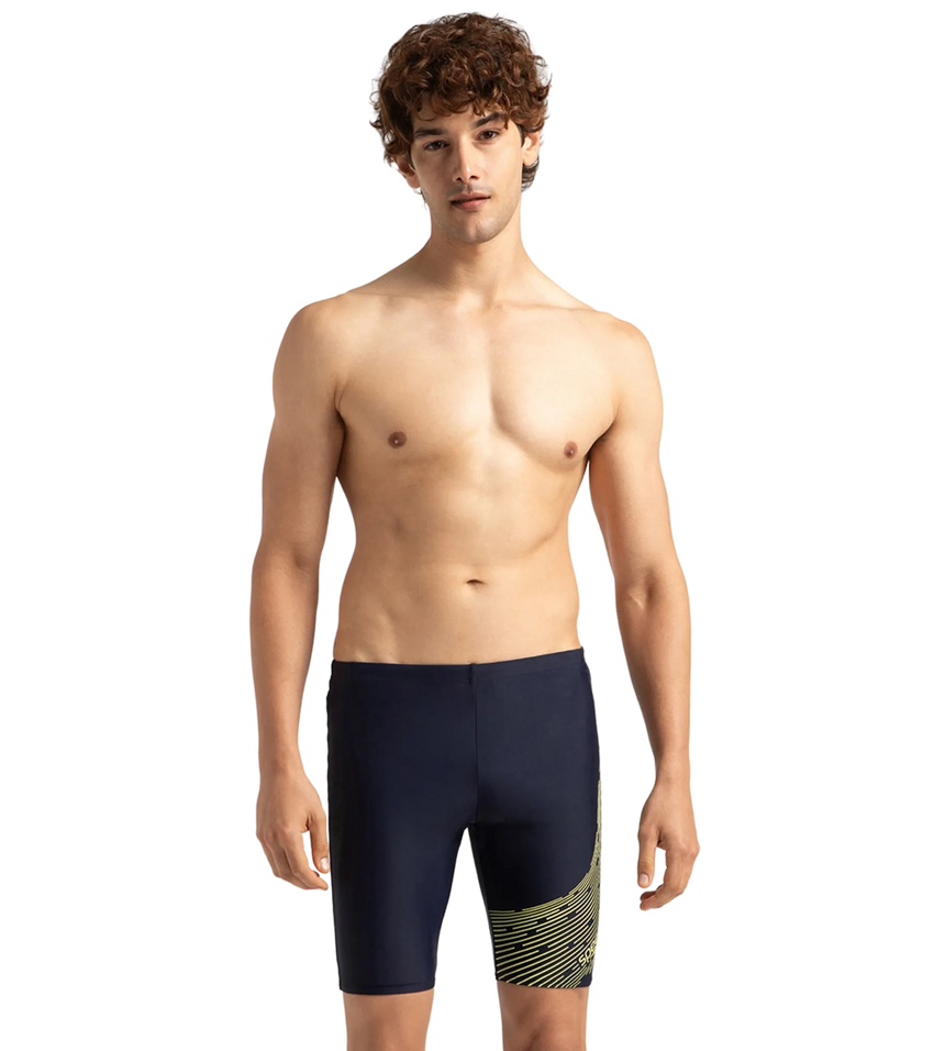 Men's Endurance 10 Medley Logo Jammer - True Navy & Lemondrizzle