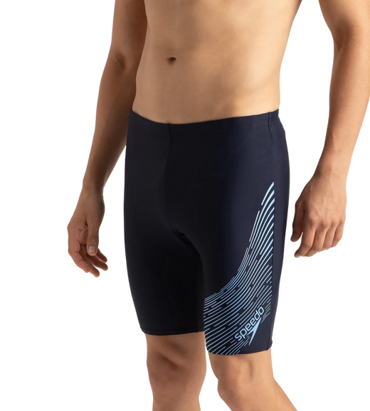 Men's Endurance 10 Medley Logo Jammer - True Navy & Curiousblue