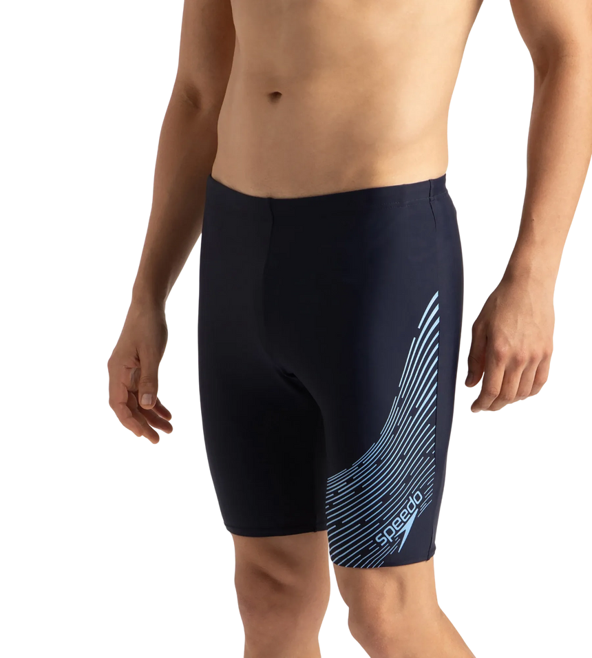 Men's Endurance 10 Medley Logo Jammer - True Navy & Curiousblue