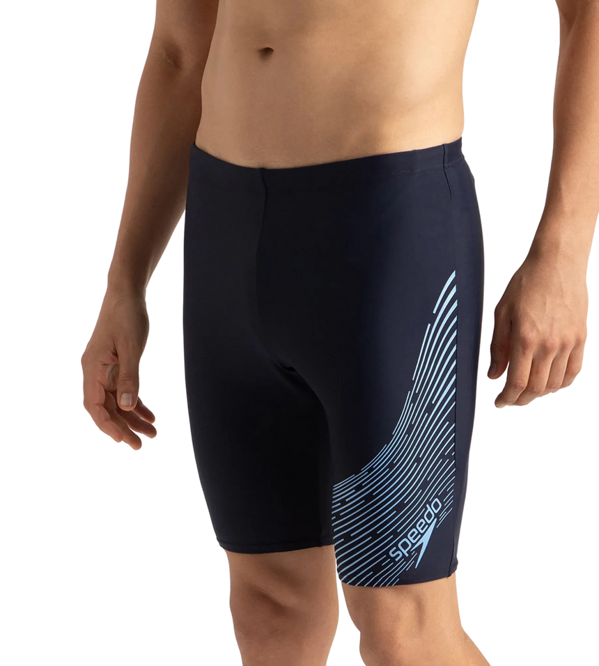 Men's Endurance 10 Medley Logo Jammer - True Navy & Curiousblue