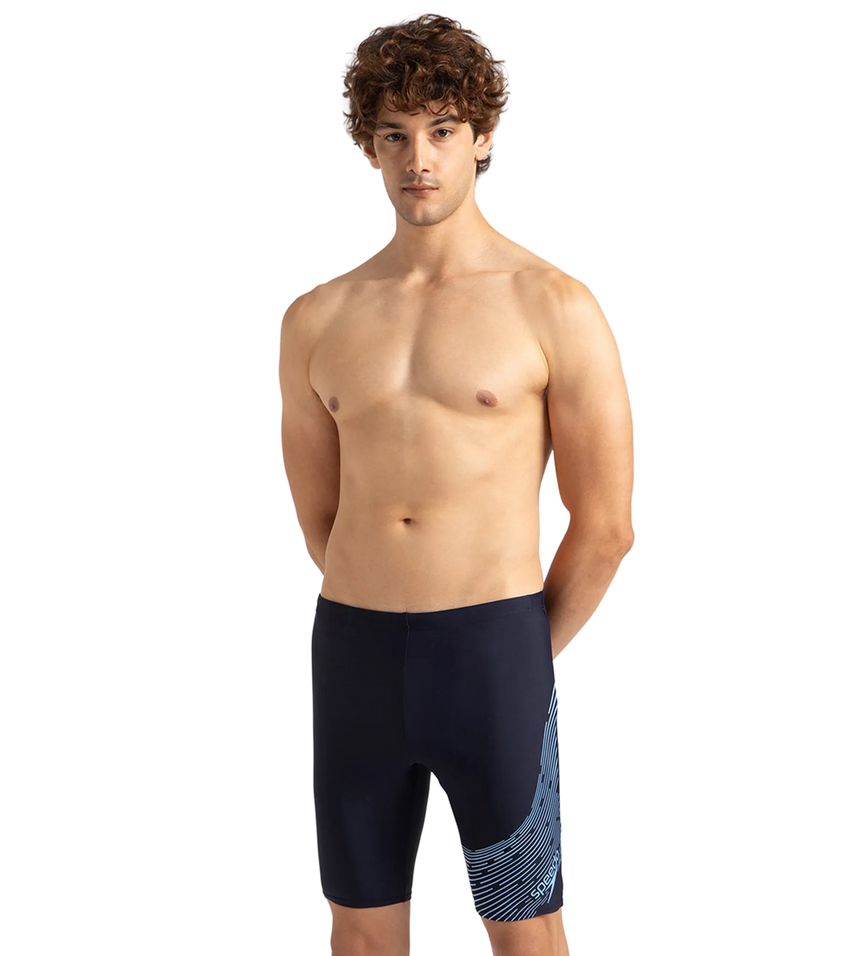 Men's Endurance 10 Medley Logo Jammer - True Navy & Curiousblue
