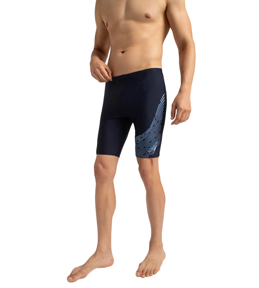 Men's Endurance 10 Medley Logo Jammer - True Navy & Curiousblue