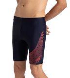 Men's Endurance 10 Medley Logo Jammer - True Navy & Watermelon