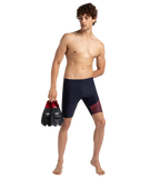 Men's Endurance 10 Medley Logo Jammer - True Navy & Watermelon