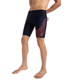Men's Endurance 10 Medley Logo Jammer - True Navy & Watermelon