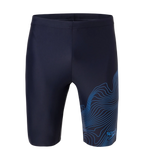Men's Endurance10 Tide Print Sports Gala Logo Jammer - True Navy & Cobalt Pop