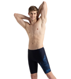 Men's Endurance10 Tide Print Sports Gala Logo Jammer - True Navy & Cobalt Pop