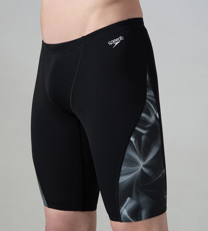 Men's Endurance+ Digital Print V-Cut Jammer - Black & White