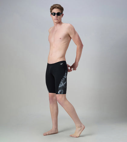 Men's Endurance+ Digital Print V-Cut Jammer - Black & White