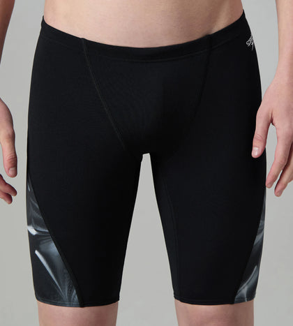 Men's Endurance+ Digital Print V-Cut Jammer - Black & White