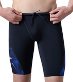 Men's Endurance+ Digital Print V-Cut Jammer - True Navy & Periwinkle Blue