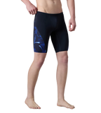 Men's Endurance+ Digital Print V-Cut Jammer - True Navy & Periwinkle Blue