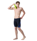 Men's Endurance+ Digital Print V-Cut Jammer - True Navy & Periwinkle Blue