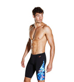 Men's Endurance+ Stromwave Digital Printed Jammer - Black & Violet