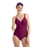 Women's Endurance 10 Brigitte One Piece Swimwear - Deep Plum
